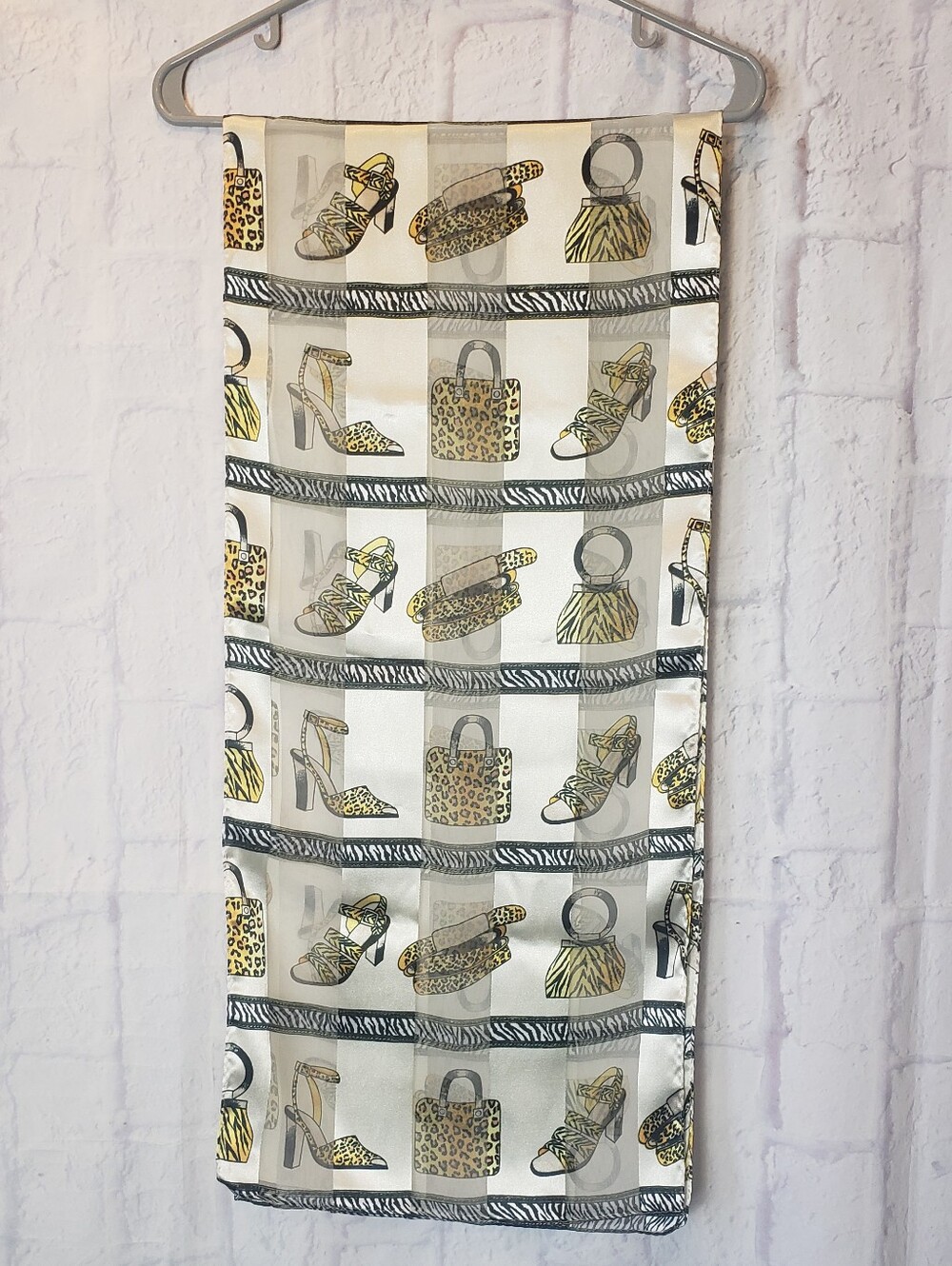 Sheer Lightweight Scarf Animal Print Shoes & Bags Print